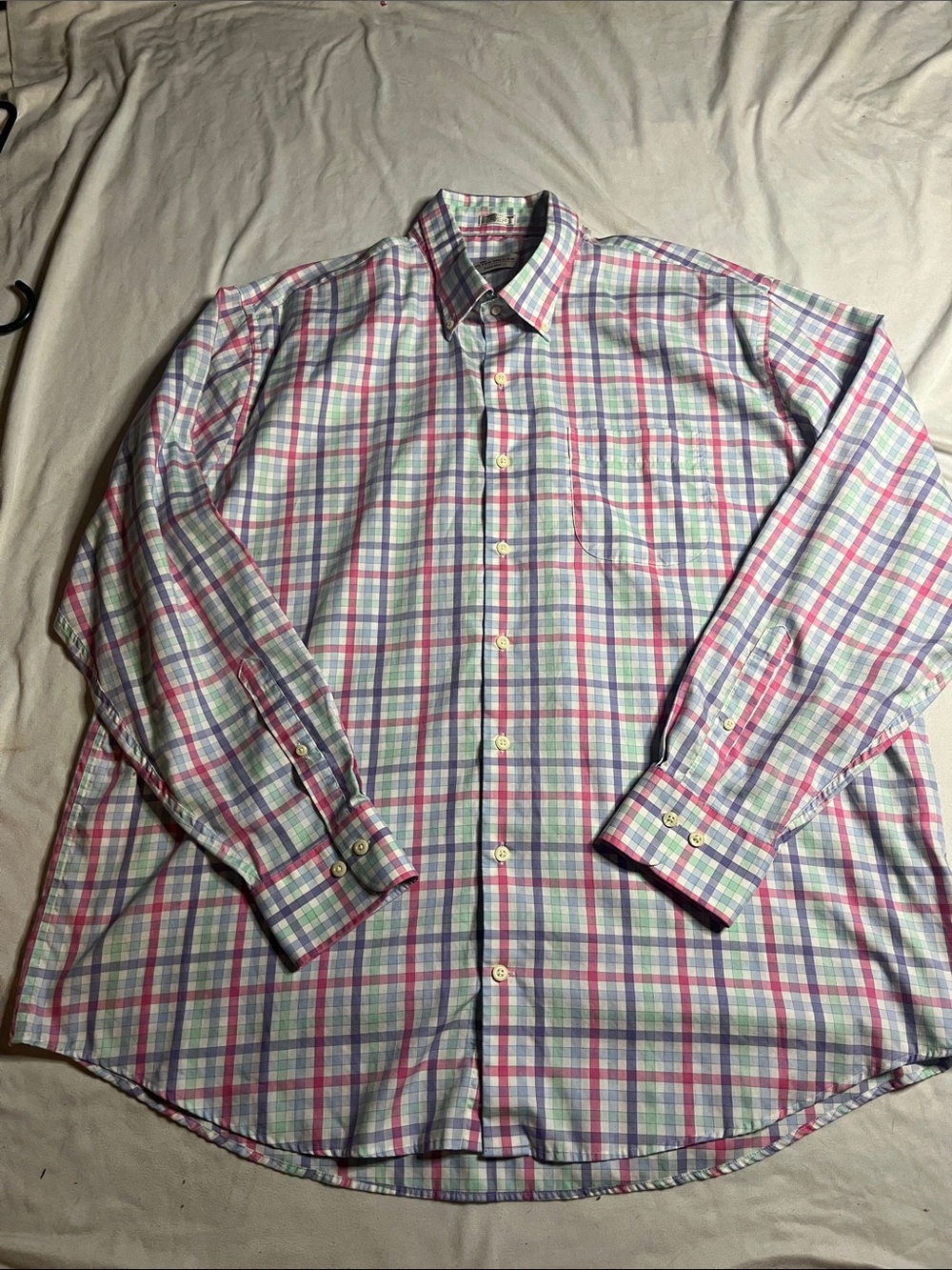Peter Millar Checkered ButtonDown Shirt